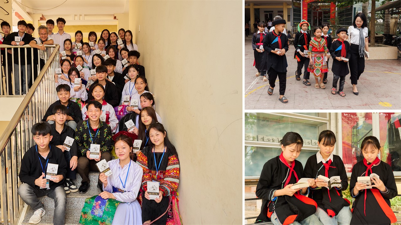 Những cuốn sách quý trở thành nguồn động viên tinh thần thiết thực, giúp học sinh Trường PTDTBT TH & THCS Cao Bồ và Trường PTDTNT THCS & THPT Đồng Văn (Hà Giang) vun đắp ý chí vượt khó, dám nghĩ lớn, vượt qua hoàn cảnh và xóa bỏ mặc cảm tự ti.